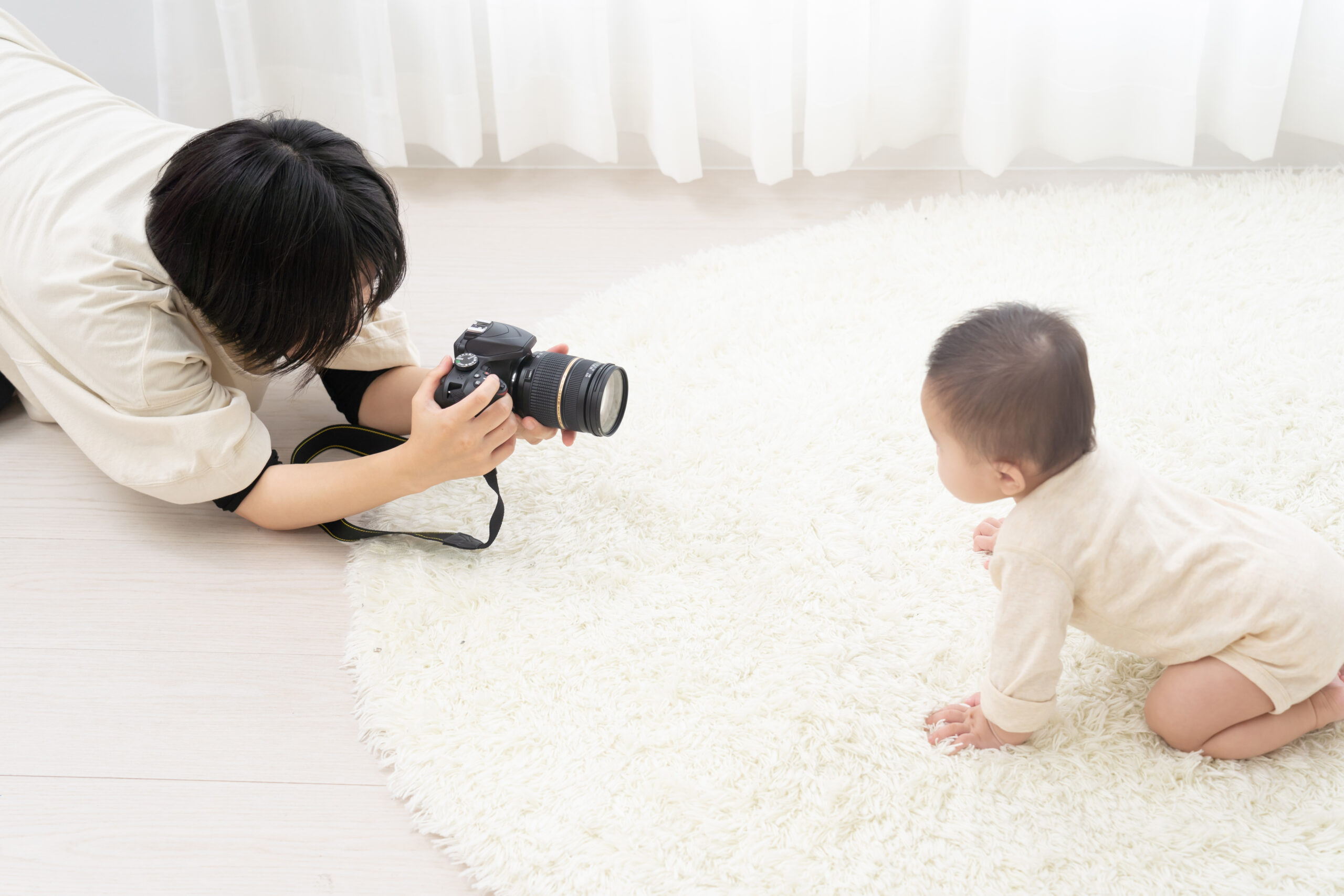 施設に訪問して撮影します
